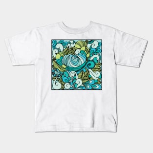 Paisley 132 (Style:3) Kids T-Shirt